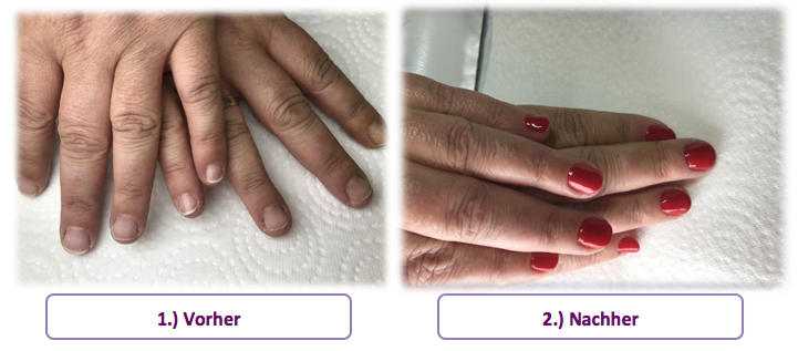 Naturnagelverstärkung mit CND Brisa Lite Smoothing Gel mit Shellac