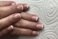 Naturnagelverstärkung inkl Shellac/French